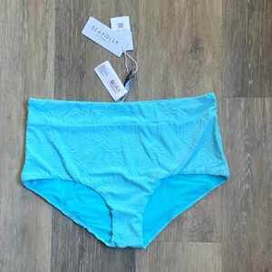 Seafolly Aqua Textured Bikini Bottoms